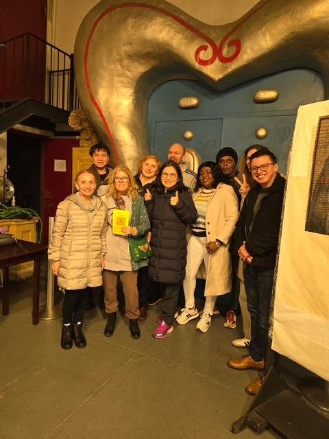 COPE ESL students attending an English-language play