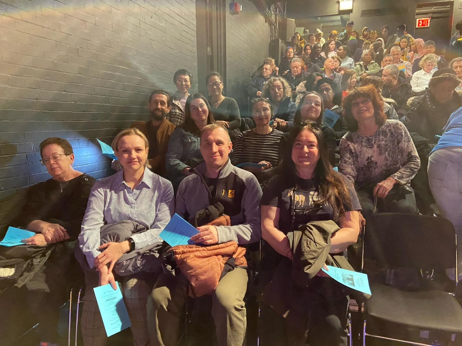 COPE ESL adult students in a New York classroom